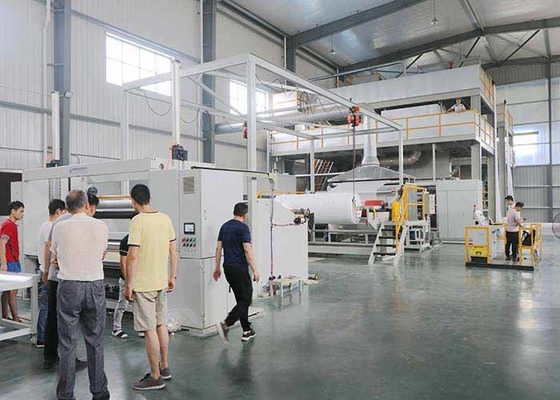 1500KW PP Spunbond Meltblown Fabric Production Line For Sugical Gown