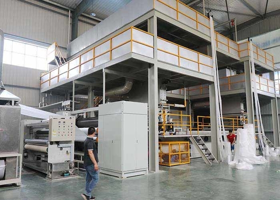 250gsm 2400mm Meltblown Fabric Production Line High Yield