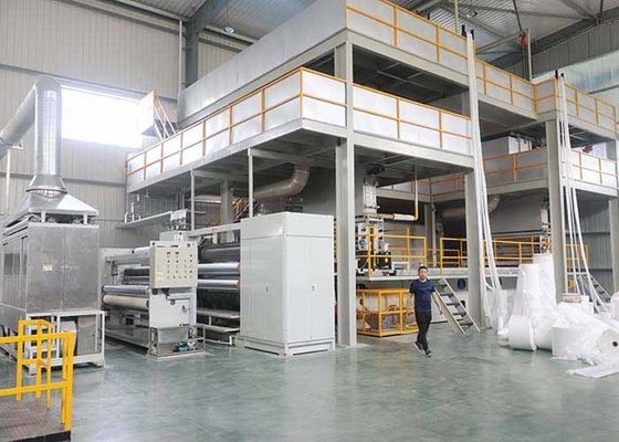 ISO9000 Approval 550m/Min Meltblown Fabric Production Line Spunbond