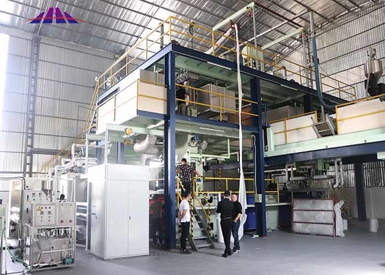 Full-automatic s ss sms Surgical Gown SMS pp spunbond Nonwoven Fabric Making Machine production line