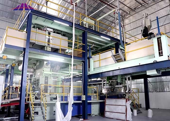 2400mm Hydrophobic Non Woven Fabric Production Line Machinery High Speed