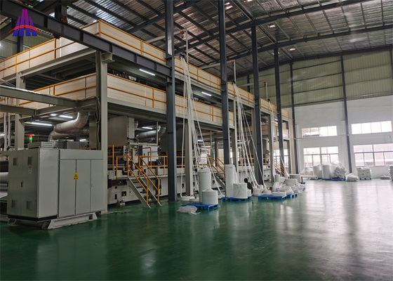 SSS Spunbond Nonwoven Fabric Machine Breathable Skin Friendly 1600mm
