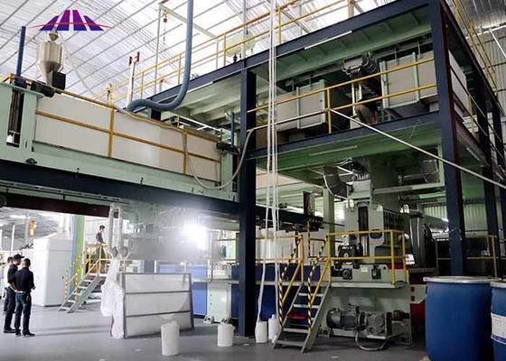 high speed SMMS S SS SSS SMS pp meltbond non woven fabric making equipment production line