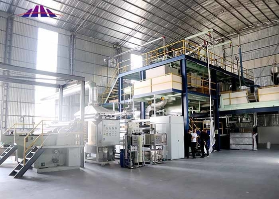 quality 120gsm 4m PP Spunbond Nonwoven Fabric Machine High Speed factory